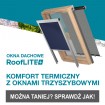 Okno dachowe trzyszybowe ROOFLITE TRIO